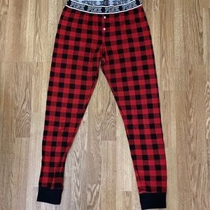Victoria’s Secret pink thermal pajama pants large